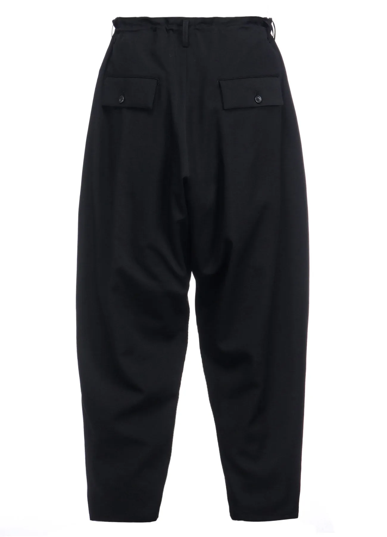 WOOL GABARDINE 8TUCKS PANTS